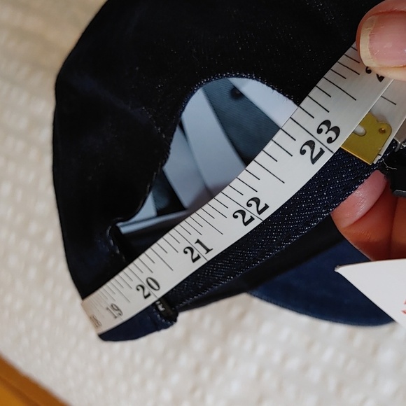 NWT Embroidered Denim Baseball Cap - Picture 13 of 13